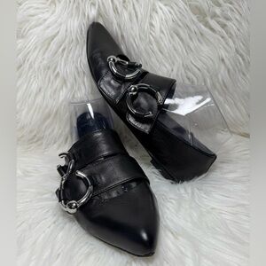 AGL Leather Ballet Flat Sz 37